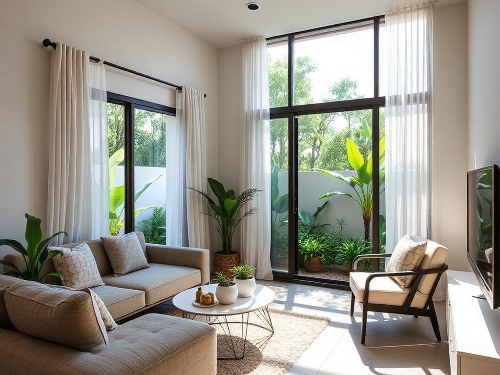 Casa ou apartamento espaçoso com jardim, ideal para crédito de R$ 400 mil