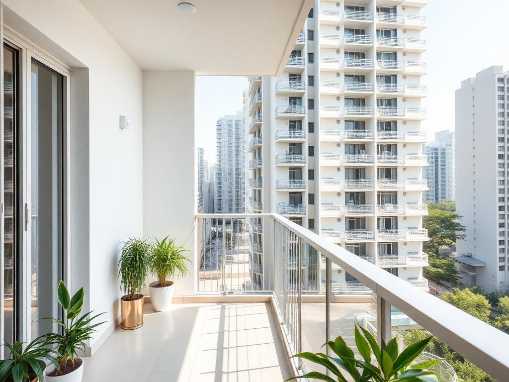 Apartamento com varanda, ideal para crédito de R$ 300 mil